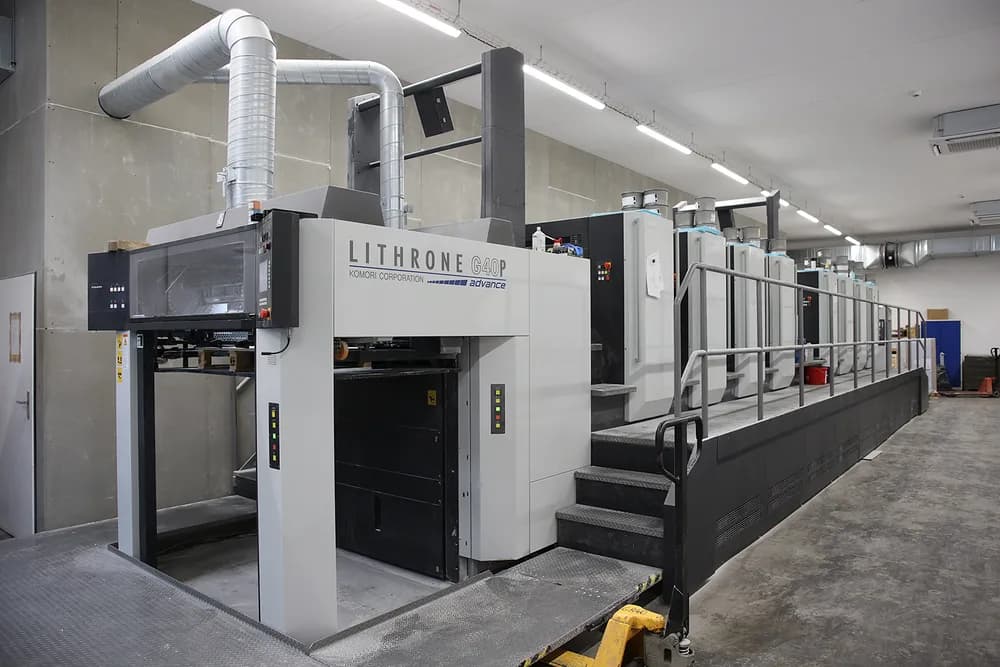 We use machines with the lowest carbon footprint possible