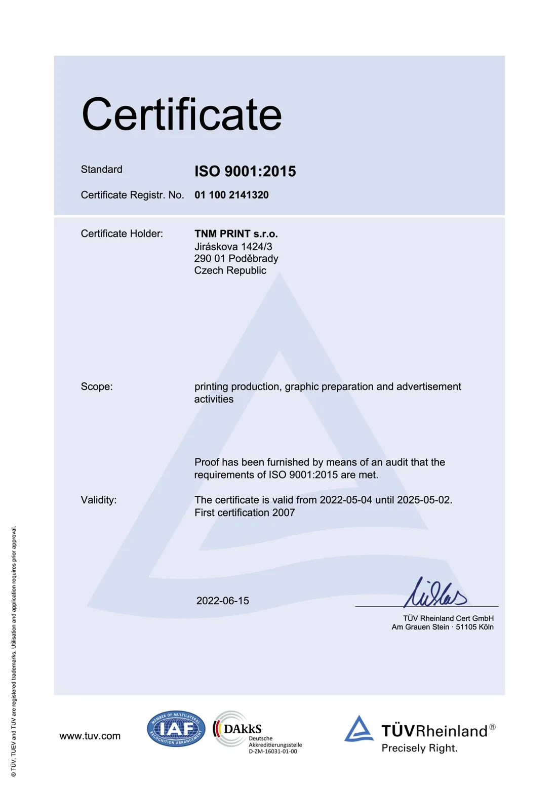 ISO 9001:2015