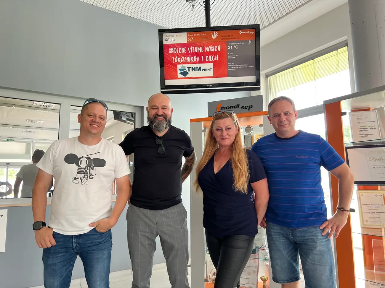 Visit to the Mondi SCP paper mill in Ružomberok