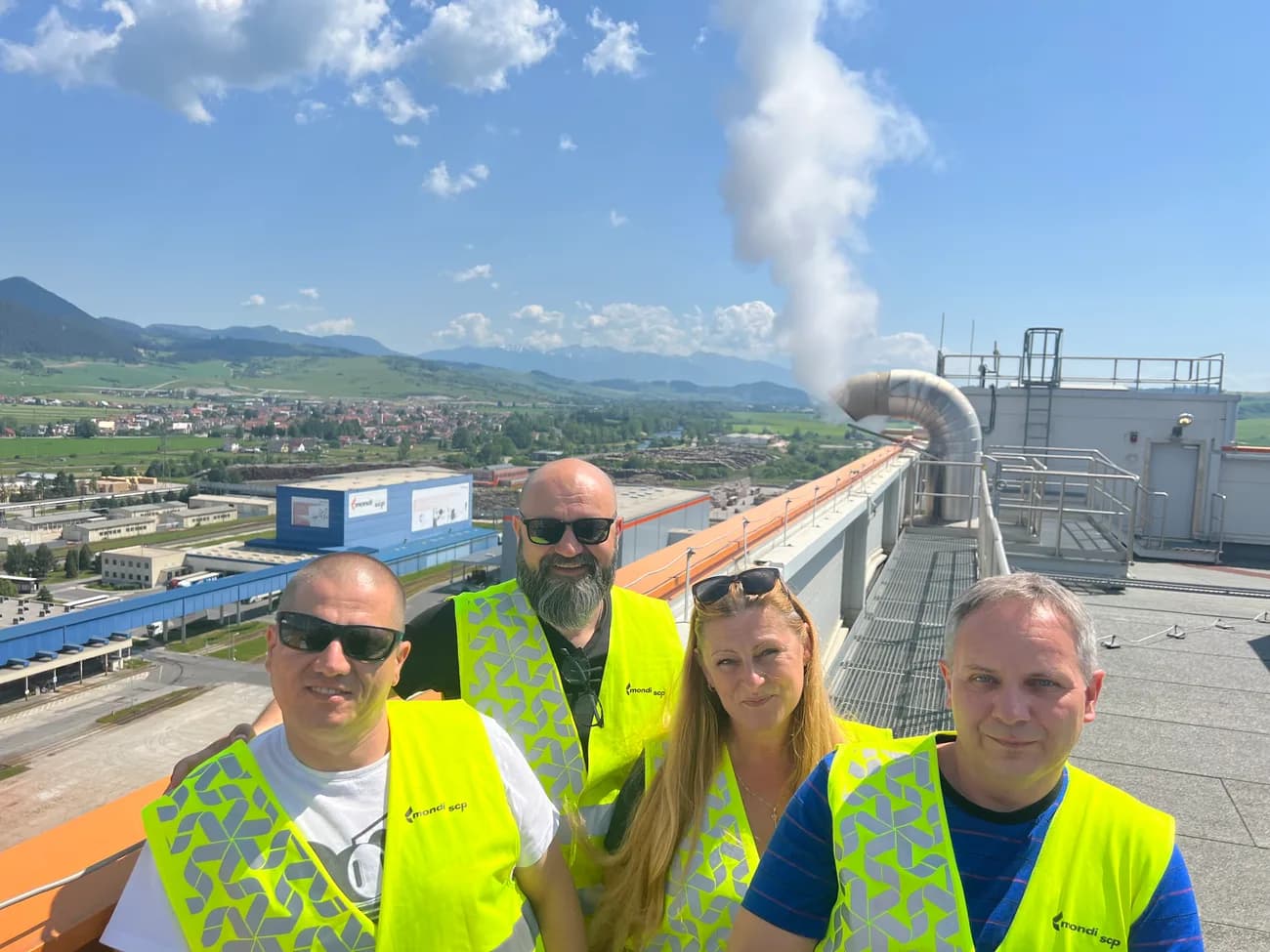Visit to the Mondi SCP paper mill in Ružomberok