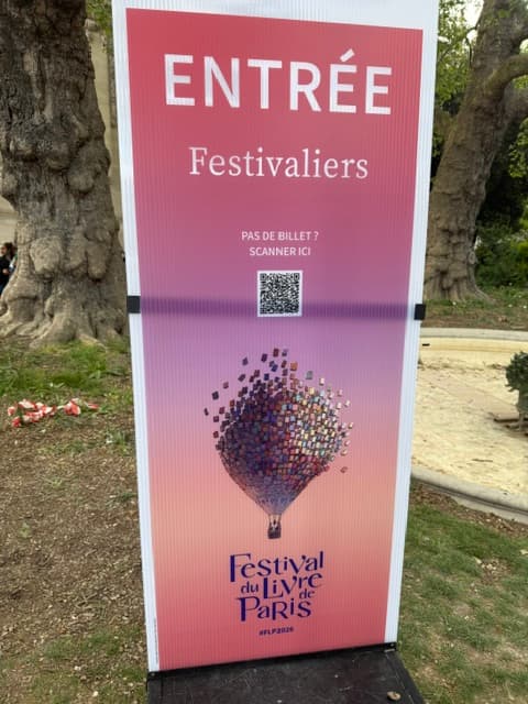 TNM print at the Festival du Livre de Paris 2026